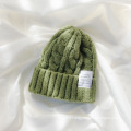 Warm Wool Embroidery Knitted Beanie Hats